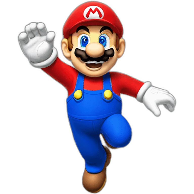 Mario Jumping emoji