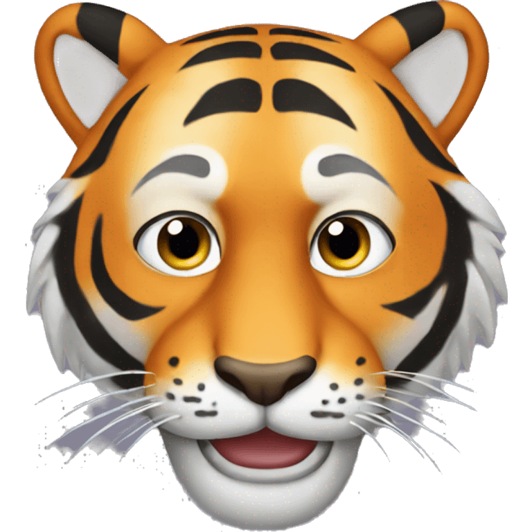 Cartoon tiger emoji