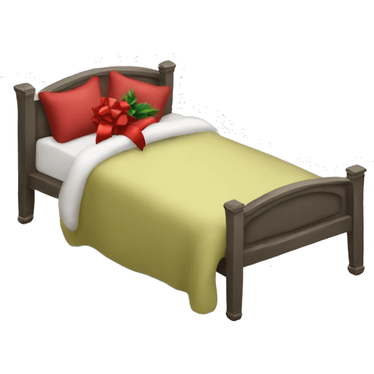  Christmas bed emoji