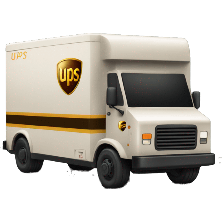 UPS truck on steroids  emoji