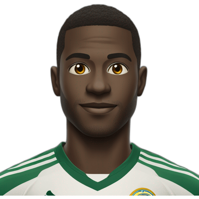 Vinicius portrait realistic football player emoji