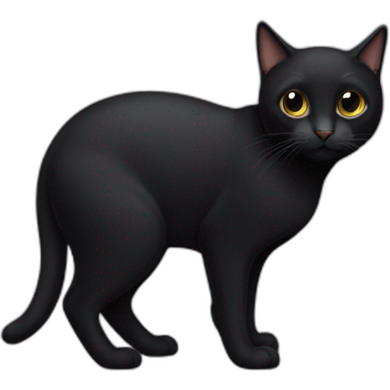 no-tail-all-black-cat-body emoji