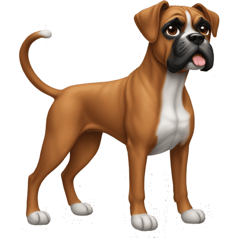 Boxer dog emoji