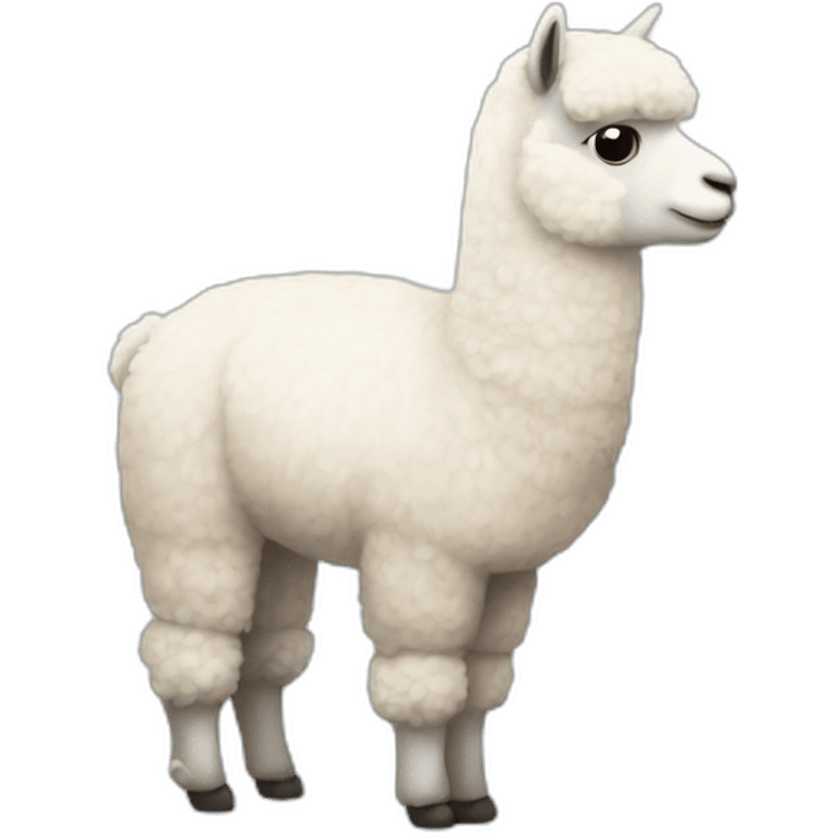 travel alpaca emoji