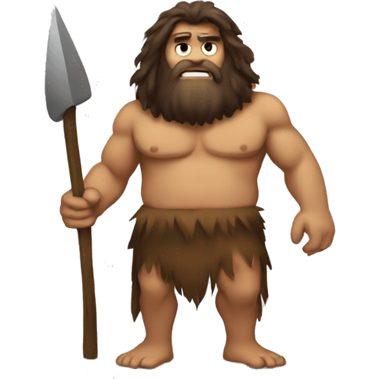 Caveman stand emoji