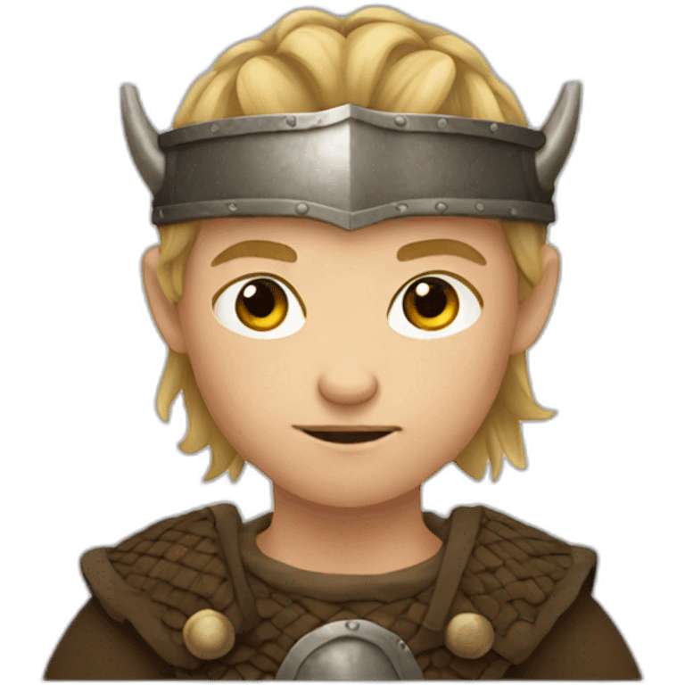 young Viking boy emoji