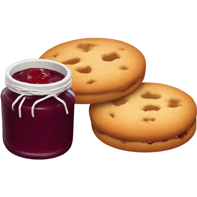 biscuit and jam emoji