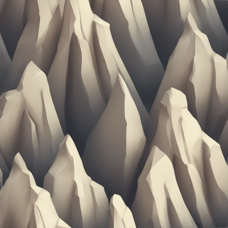 Pointy rocks ￼ emoji