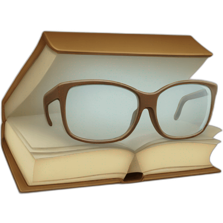 livre lunette emoji