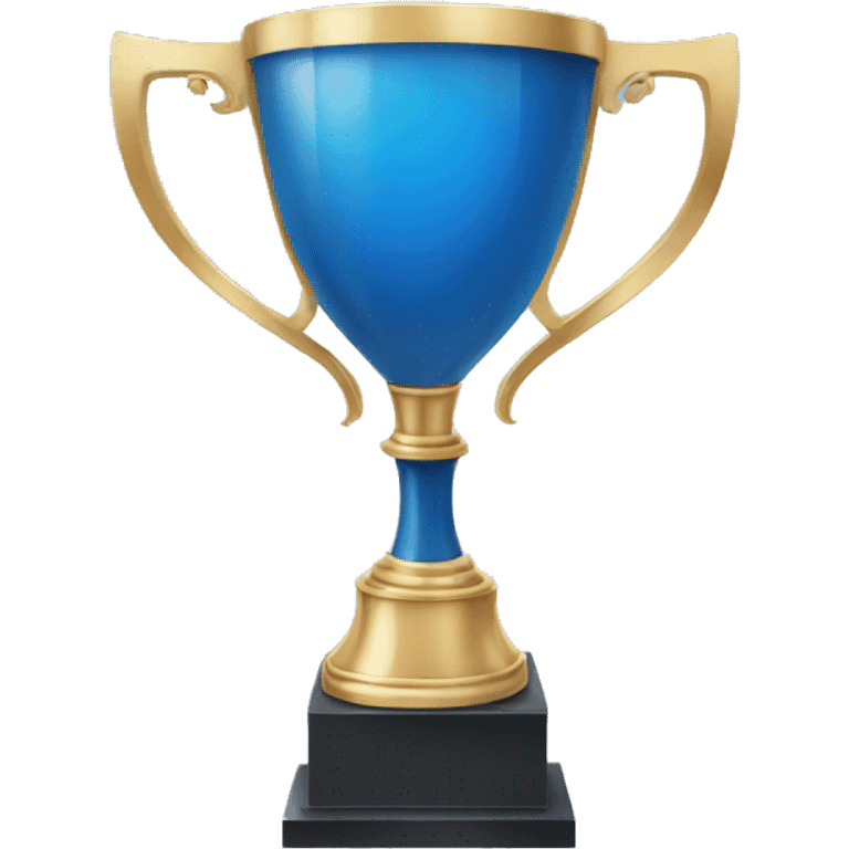 Blue trophy emoji