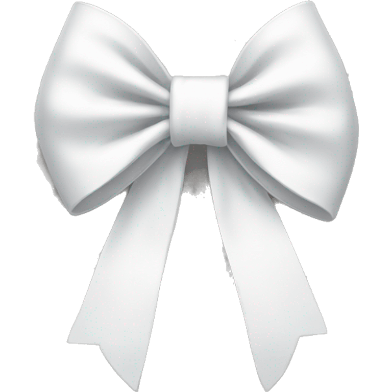 White bow emoji