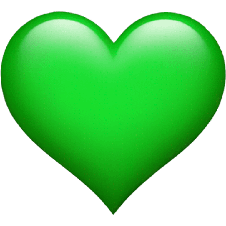 Green heart emoji