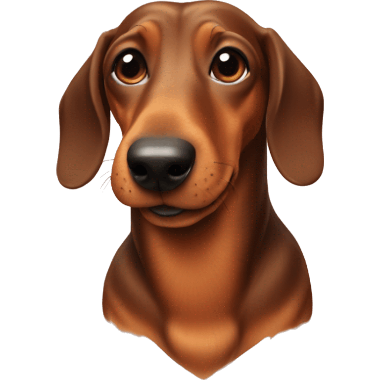 A daschund emoji