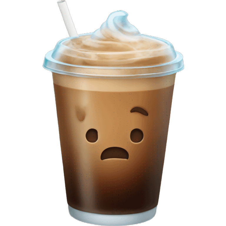 Iced coffee emoji