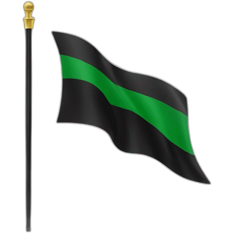 Black arabic flag emoji