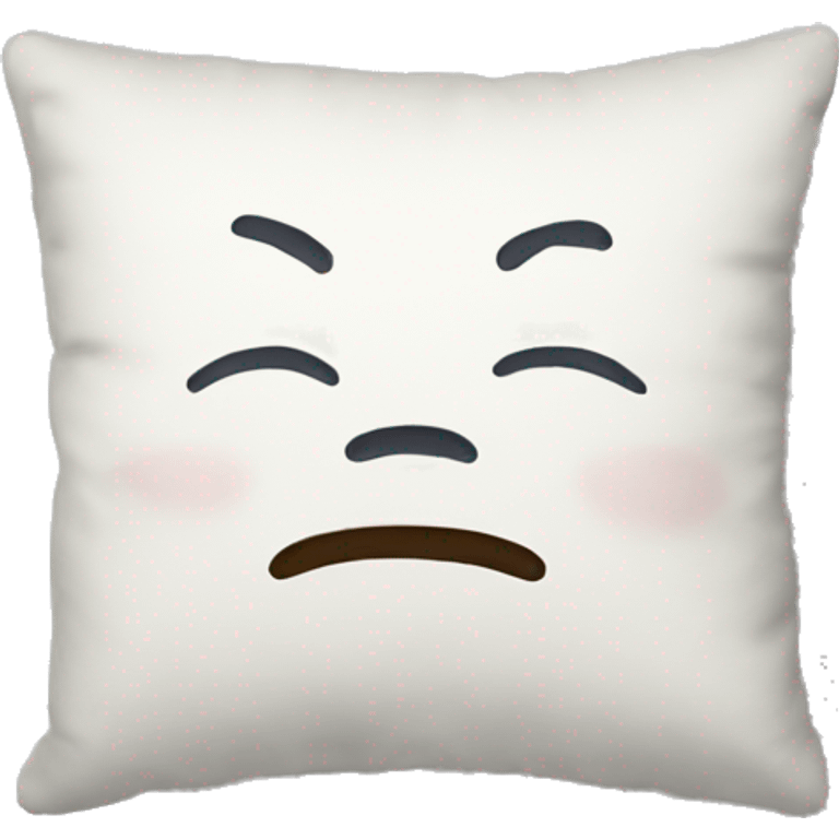 Sleepy pillow emoji