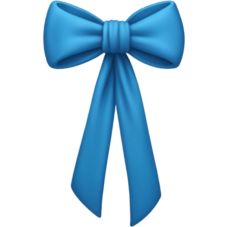 blue Bow knot emoji