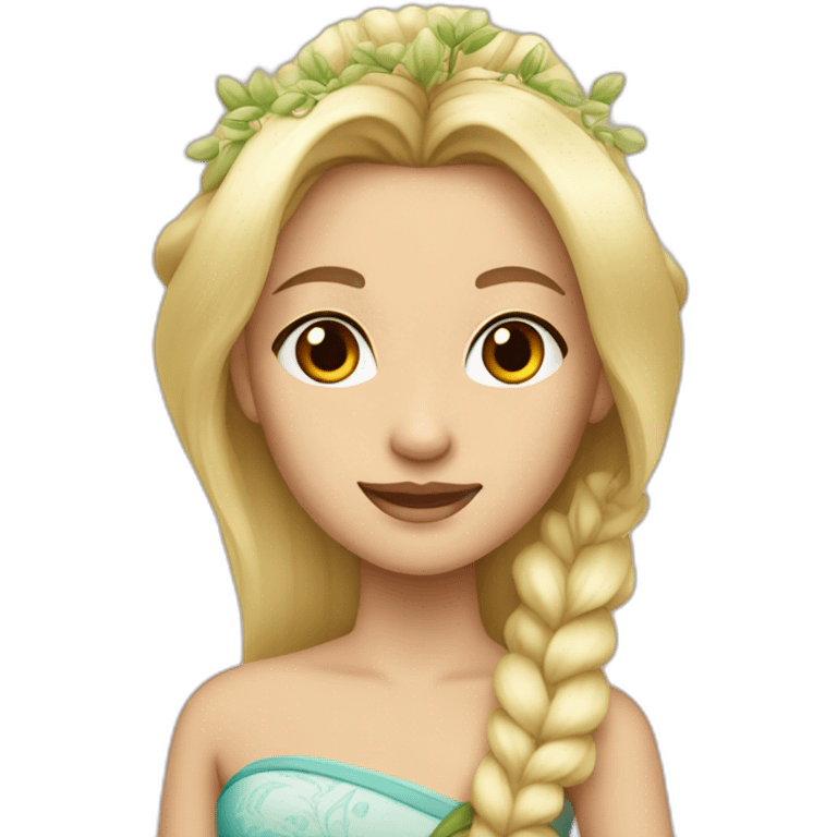 blonde Chinese Jasmine Princess emoji