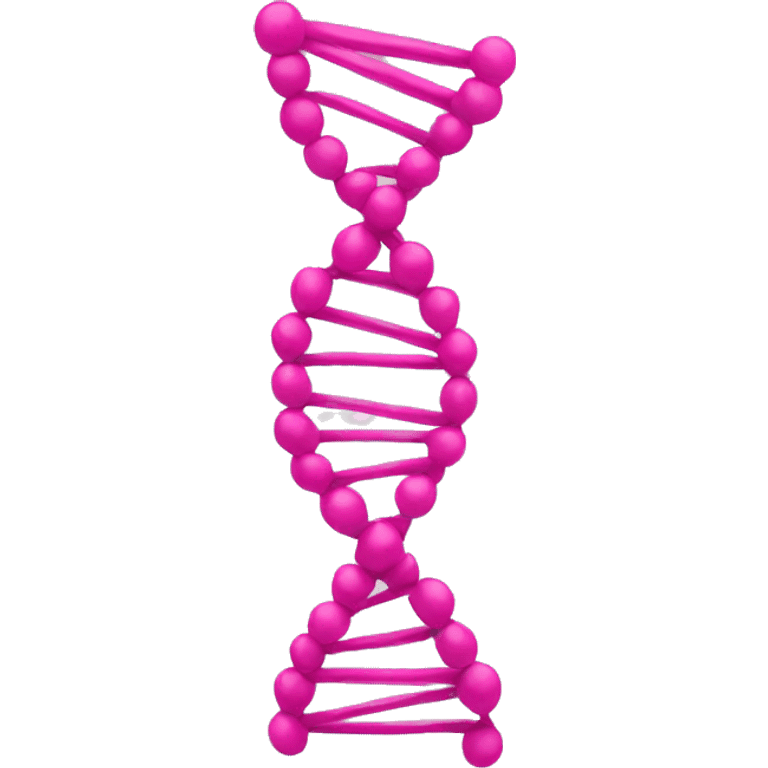 pink dna (one strand) emoji