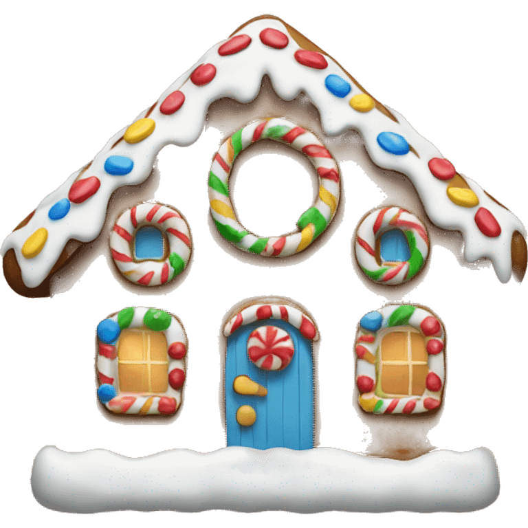 gingerbread house  emoji