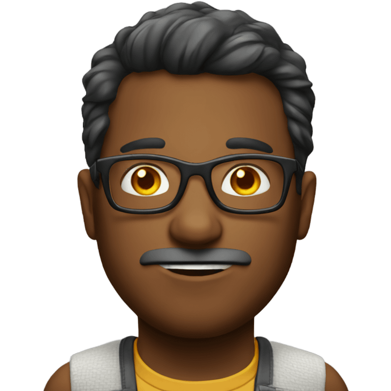 nerd man emoji