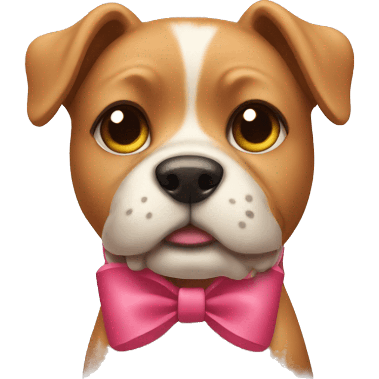 dog with bow emoji