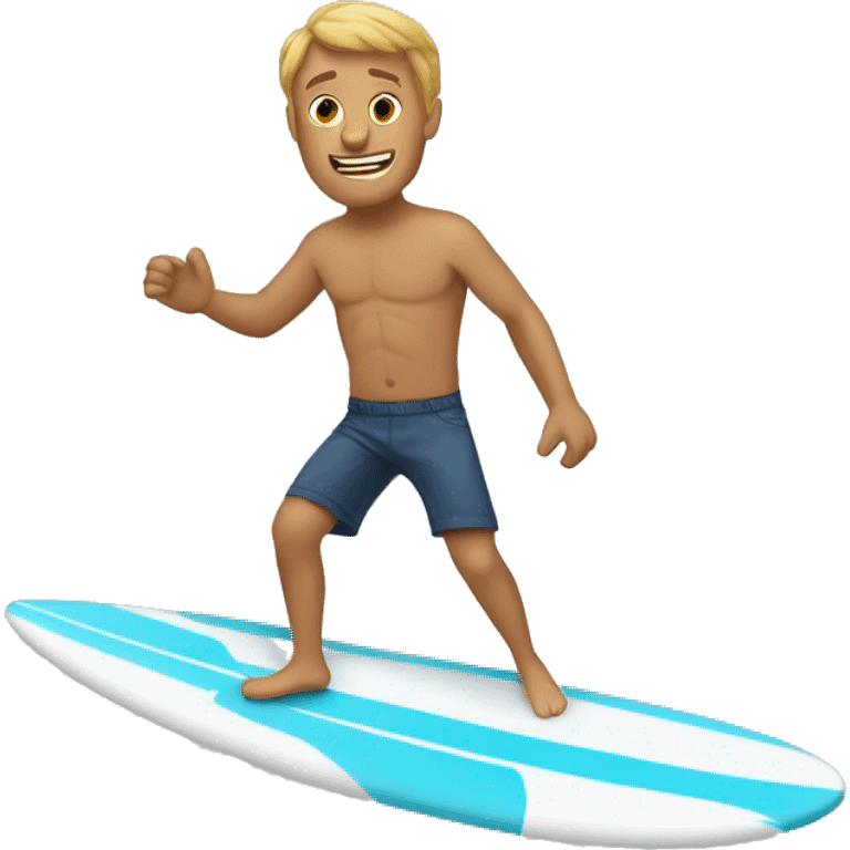 Man on surfboard  emoji