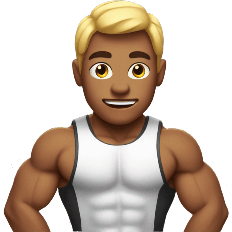 muscle kid  emoji