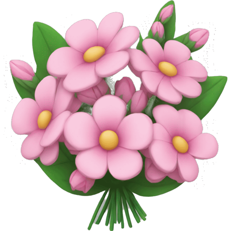 pink flowers bouquet  emoji