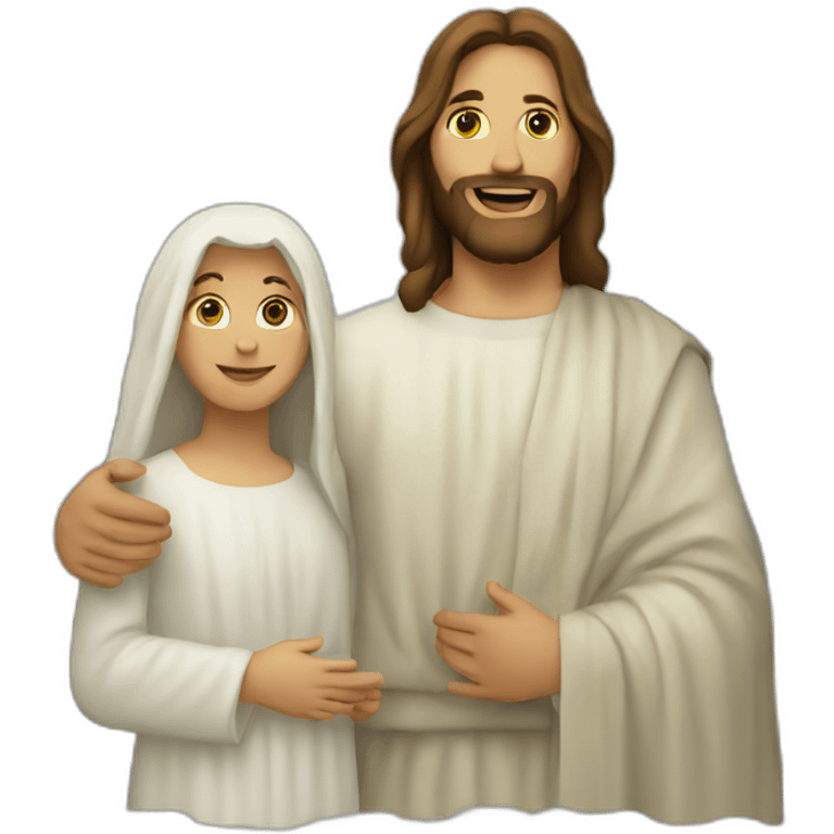 Jesus and Mary  emoji