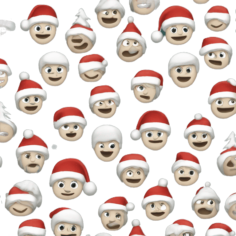 white christmas  emoji