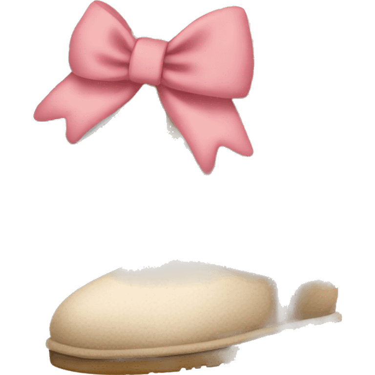 Uggs with bow emoji