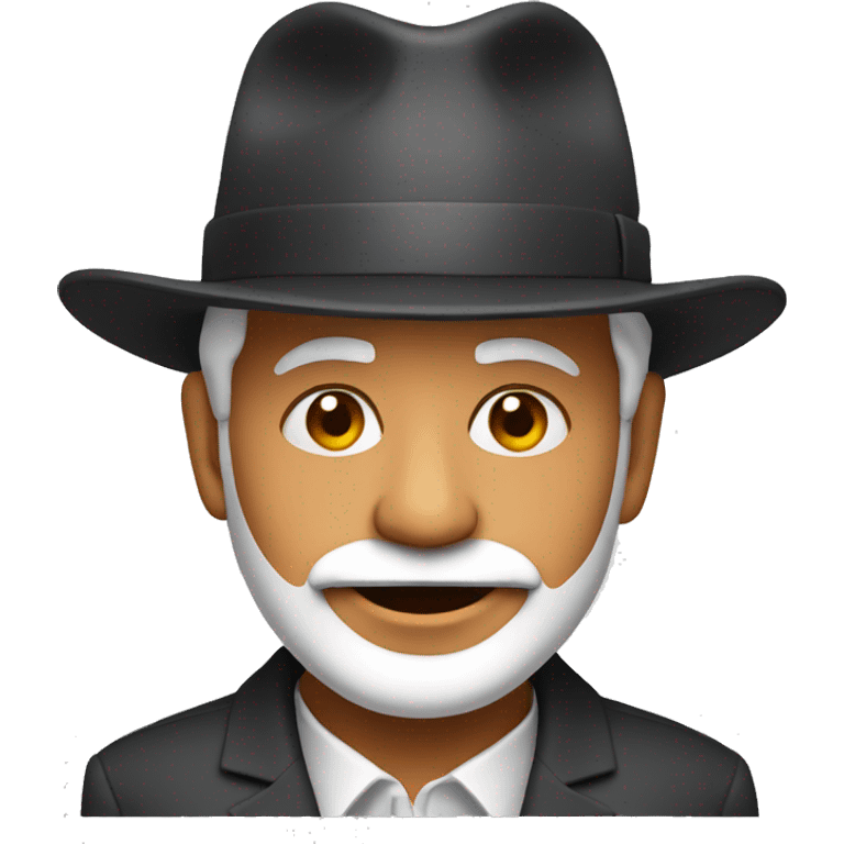 modi with hat emoji