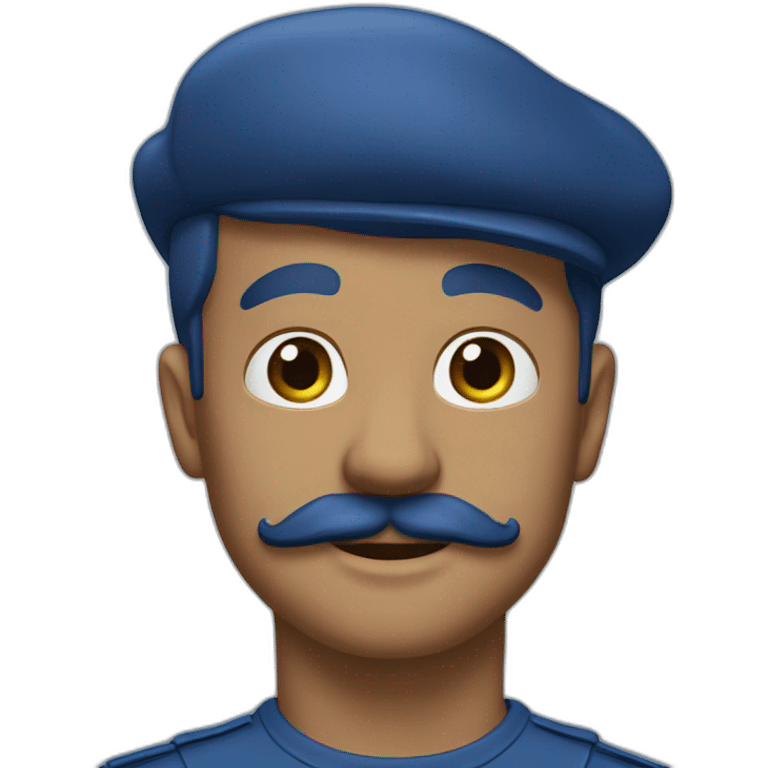 Tache bleu de Facebook emoji