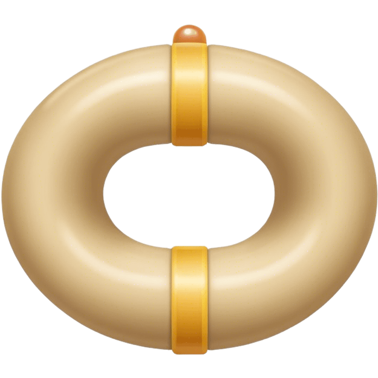 curved beige tube with two small orbs at the base emoji