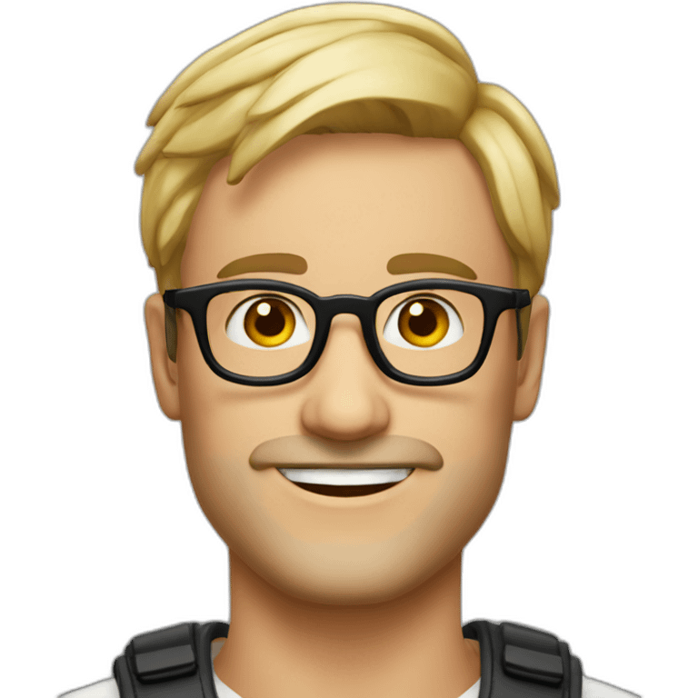 maire homme lunettes emoji