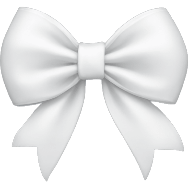 white bow emoji