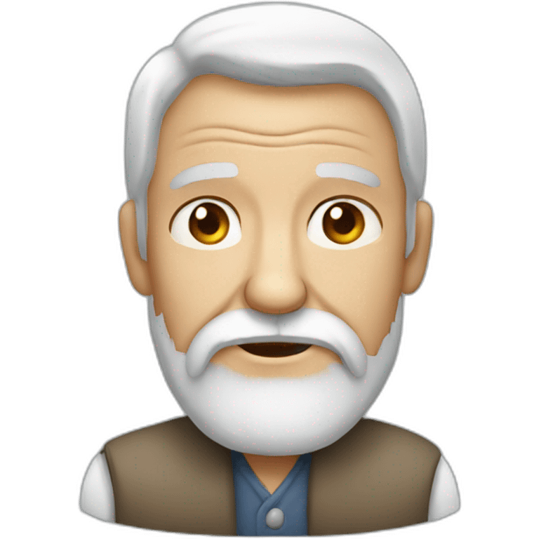 old bearded sick grandfather emoji