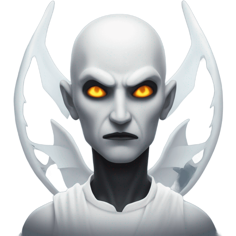 Thrones daemon and white angel emoji