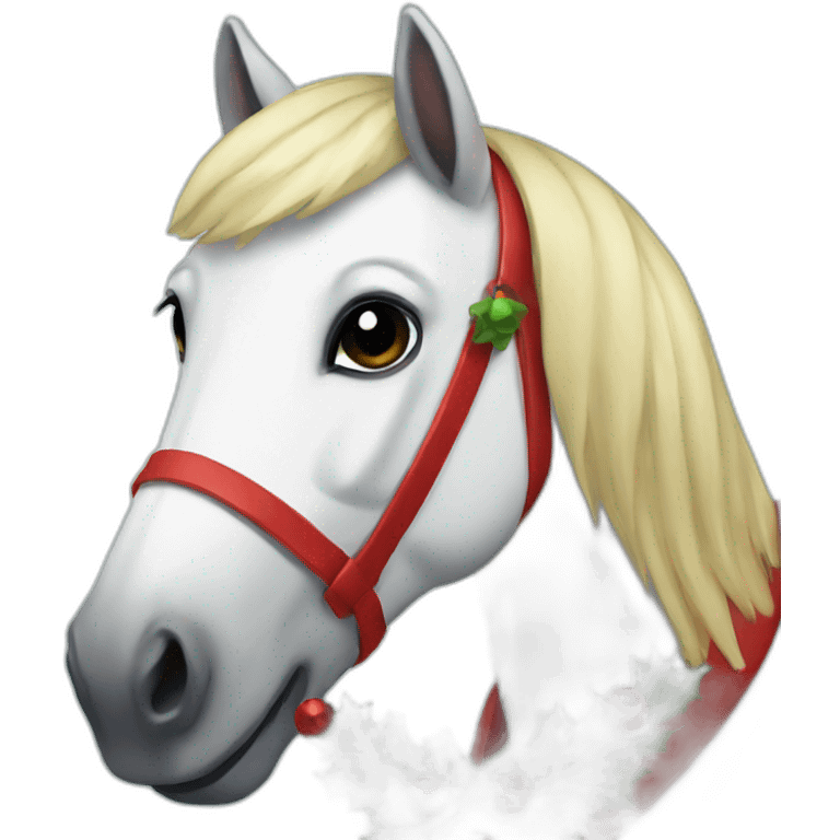 christmas horse emoji