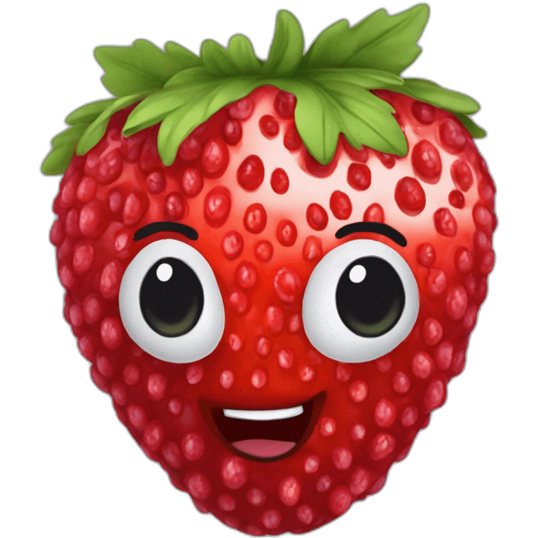 Fraise framboise myrtilles emoji