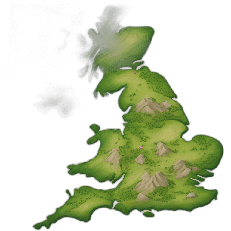 Map of the england emoji