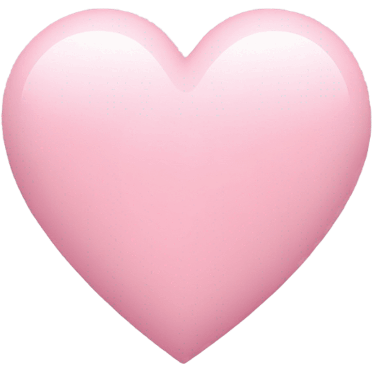 light pink heart emoji