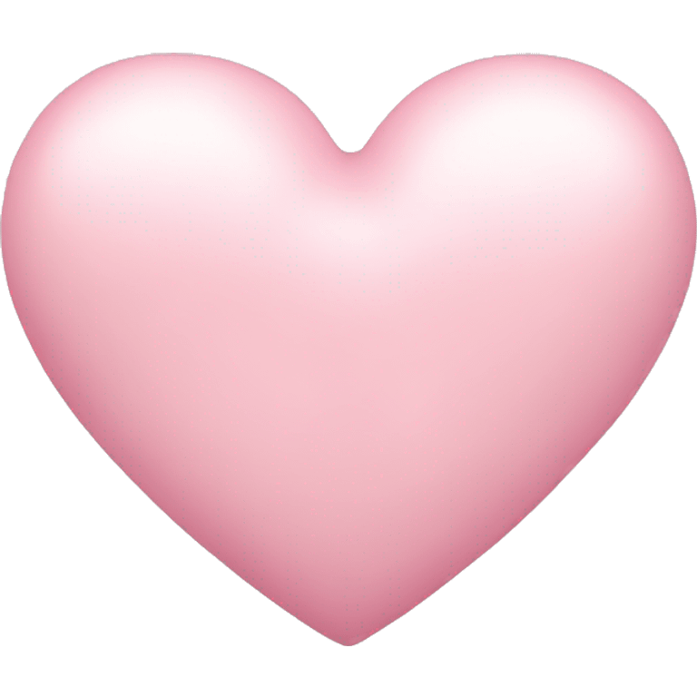 Light pink heart with a bow emoji