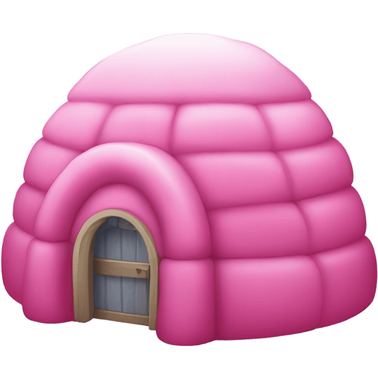 Pink igloo  emoji