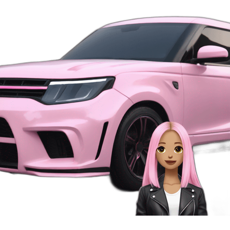 Les BLACKPINK ￼en voiture  emoji