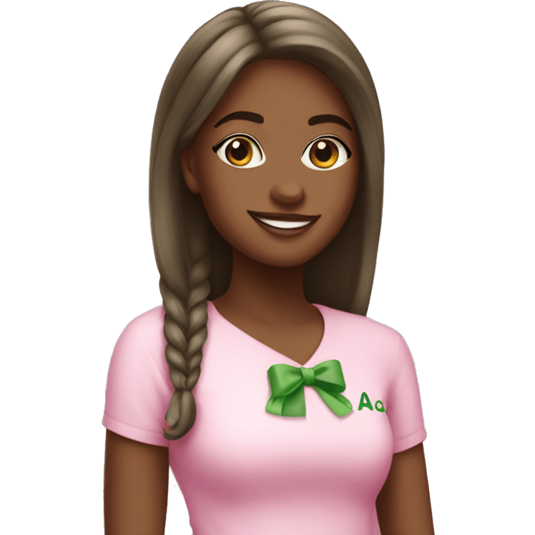 Alpha kappa alpha girl  emoji