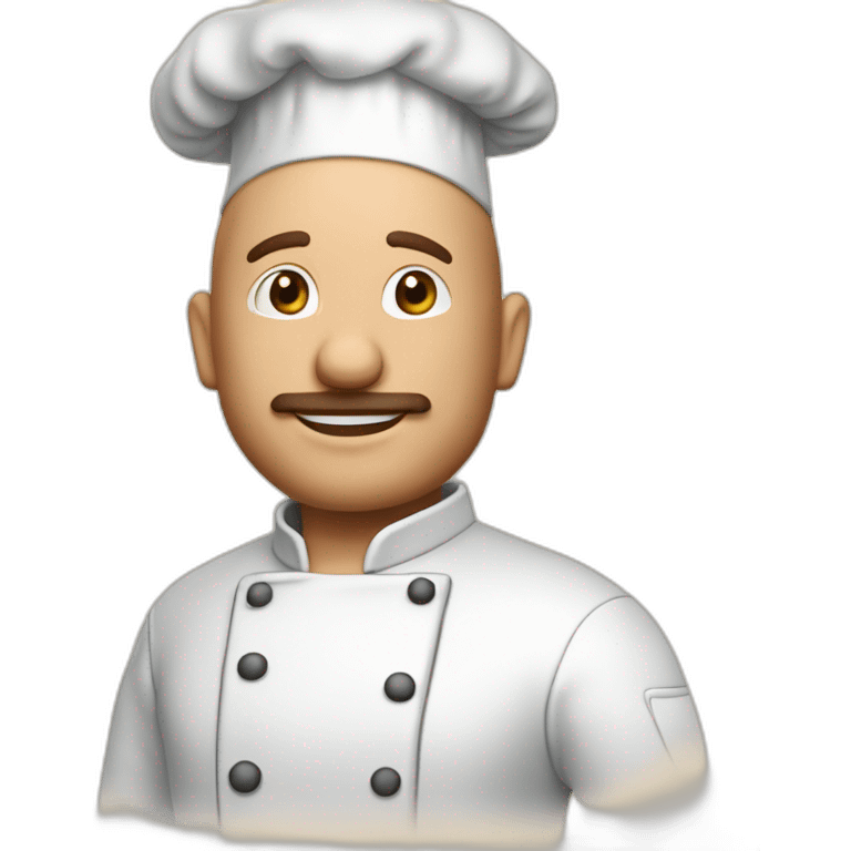 chef philipe Etchebest qui fait un gâteau emoji