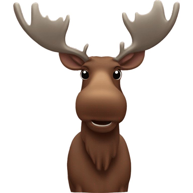 Moose Christmas emoji