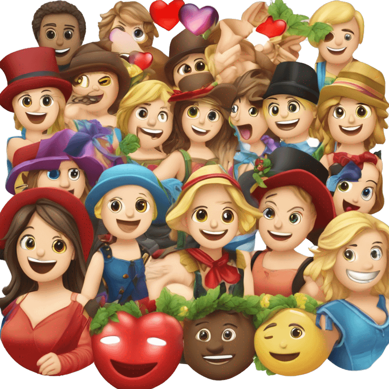 Karneval Verein  mit aktiven gardetänzerinnen, Rednerinnen und mit viel Herz  emoji